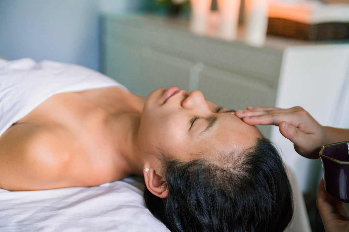 Massage spa de la tête